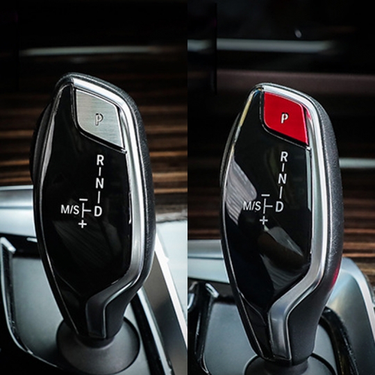 BMW 5시리즈 G30 기어봉 P버튼 커버-관통형