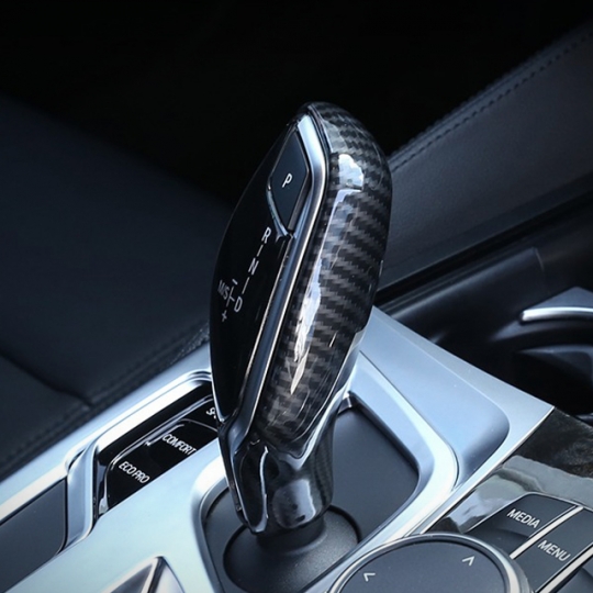 BMW X4 G02 기어봉 커버 몰딩-카본 수전사