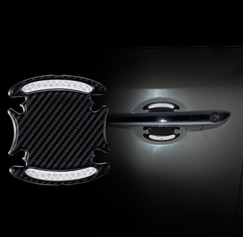 자동차 사이드미러 휀다 손잡이 반사 스티커 야간 충돌 사고방지 인테리어 안전 용품