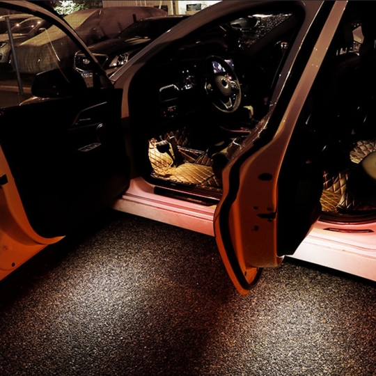 BMW 시리즈 미니 LED 도어 램프 라이트 경고등 야간 튜닝 용품