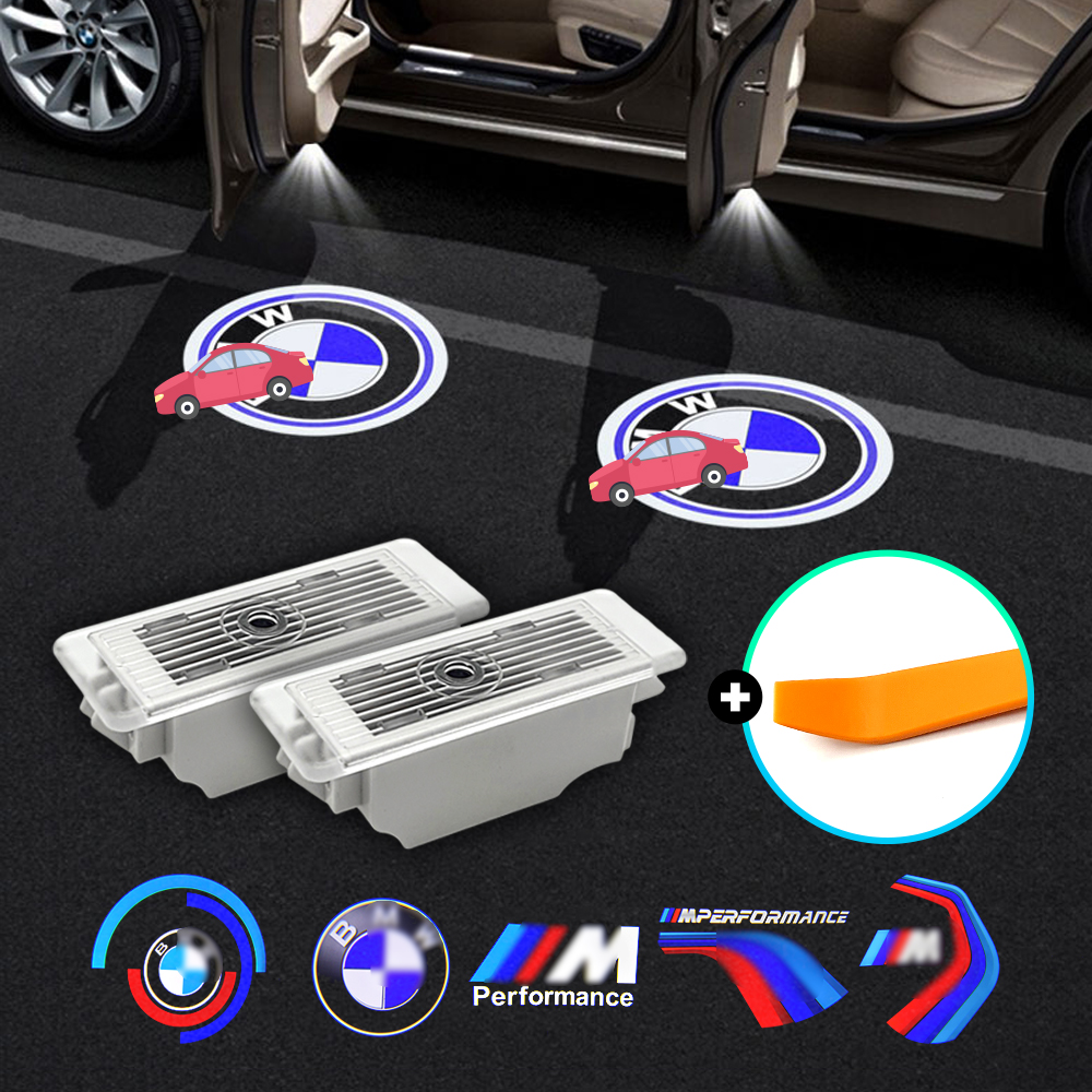 엑셀라이트 BMW전용 도어라이트 무변색렌즈 일체형 8K LED 도어빔 액세서리