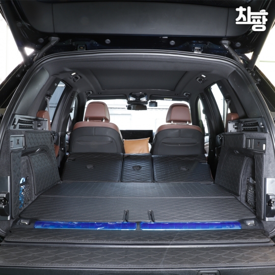차팡 트렁크매트 BMW X5 하이브리드 5인승 SS원단 차박매트 풀커버 + 도어매트