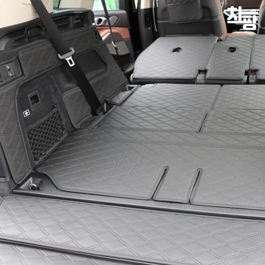 차팡 트렁크매트 BMW X5 가솔린/디젤/MHEV 7인승 SS원단 차박매트 풀커버 + 도어매트