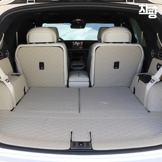 차팡 SUV 트렁크매트 제네시스 GV80 페이스리프트 JX1 24년- 차박매트 풀커버