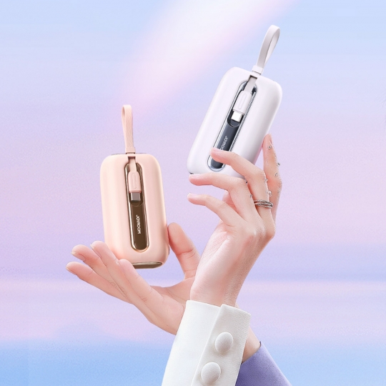 에어그립 조이룸 마카롱 보조배터리 10000mAh 22.5w 고속충전 C타입 8핀 일체형