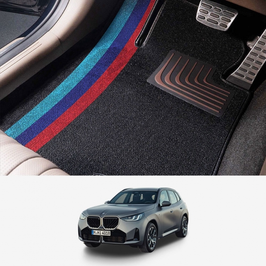 카마루 BMW X3(G45) (24년11월~현재) 전용 듀라엠비언트 디자인 플래그.ver 1+2열 자동차매트 카매트