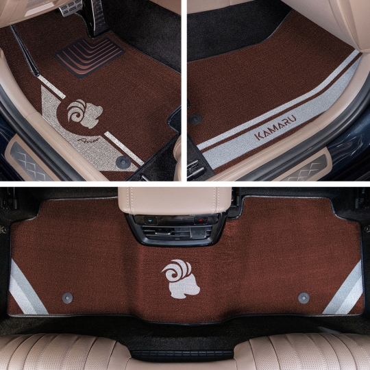 카마루 BMW X3(G45) (24년11월~현재) 전용 듀라엠비언트 디자인 별자리.ver 1+2열 자동차매트 카매트