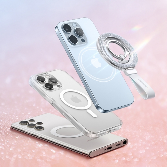 조이룸 스텔라 맥세이프 링 거치대 스탠드 자석 아이폰 갤럭시 호환 반짝이 글리터 링스탠드