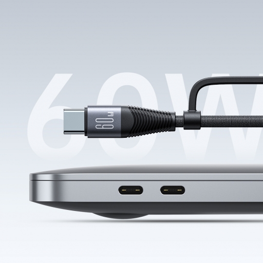 조이룸 4in1 멀티 고속충전 케이블 60W C타입 아이폰 아이패드 갤럭시 8핀 1.2m CtoC CtoA