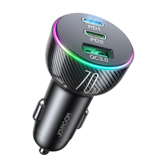 에어그립 조이룸 3포트 70W PD35W 차량용 초고속 충전기 QC3.0 PPS