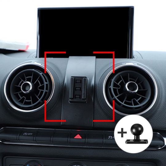 아우디 A3 8V 차량용 휴대폰 거치대 브라켓 17mm 볼 마운트