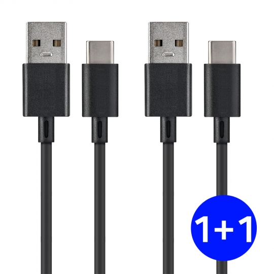 C to A USB C타입 15W 고속충전 케이블 3A 120cm 1+1 세트 벌크포장