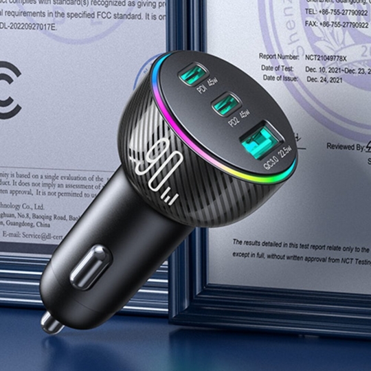 에어그립 조이룸 3포트 90W PD35W 차량용 초고속 충전기 QC3.0 PPS